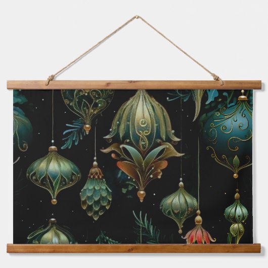 トワイライトオーナメントガーデンボタニック 吊り下げ型タペストリー (正面)