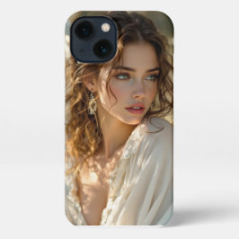 トワイライトガーディアン – 金箔付き翼の天使 iPhone 13ケース