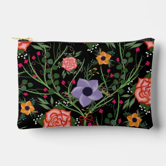 トワイライトガーデンスモールメイクアップケース アクセサリーポーチ (正面)