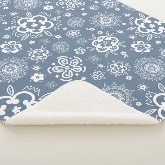 トワイライトガーデン伝統的- Aフローラ シェルパブランケット (3/4)