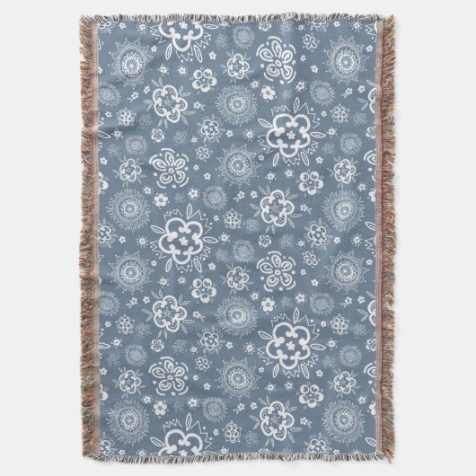 トワイライトガーデン伝統的- Aフローラ スローブランケット (正面縦)