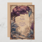 トワイライトキャッスルエンチャントフォレ結婚スト 招待状 (正面/裏面)