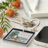 トワイライトクリッパー帆船 キーホルダー (正面右)