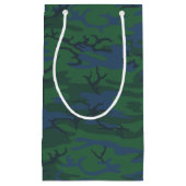 トワイライトグリーン迷彩柄 スモールペーパーバッグ (正面)