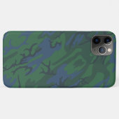 トワイライトグリーン迷彩柄 Case-Mate iPhoneケース (裏面(横))