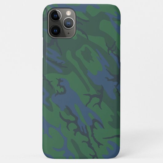 トワイライトグリーン迷彩柄 Case-Mate iPhoneケース (裏面)