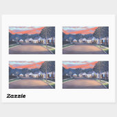 トワイライトグロー1997 長方形シール (シート)