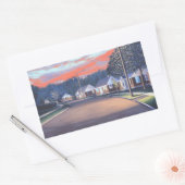 トワイライトグロー1997 長方形シール (封筒)