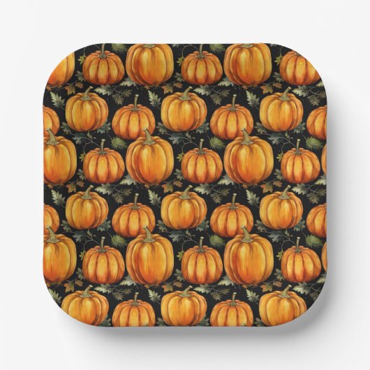 トワイライトコンブ幽霊のよく出るル – ハーベストリピート ペーパープレート (正面)