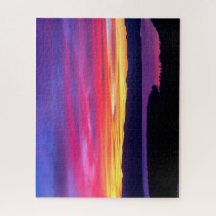 トワイライトシンフォニ色彩の鮮やかオー：新発見の湖の上空