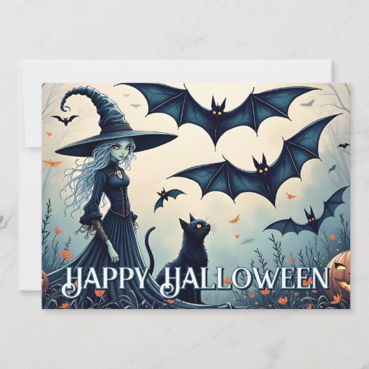 トワイライトスカイの魔女、黒猫、こうもり (正面)