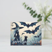 トワイライトスカイの魔女、黒猫、こうもり シーズンポストカード (スタンド正面)