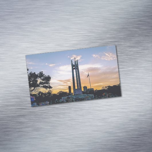 トワイライトスカイクイソン記念サークルパークin QC マグネット名刺 (インサイチュ)