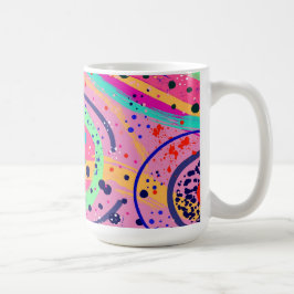 トワイライトスカイビュー抽象芸術 コーヒーマグカップ
