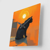 トワイライトセンチネル スクエア壁時計 (傾斜)