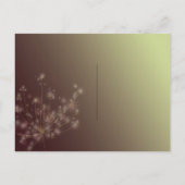 トワイライトタンデリオンズ結婚式の日付を保存 案内ポストカード (裏面)