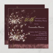 トワイライトダンデロン50thバースデーパーティー 招待状 (正面/裏面)