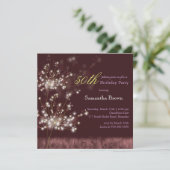 トワイライトダンデロン50thバースデーパーティー 招待状 (スタンド正面)