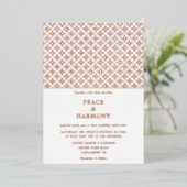 トワイライトチャームバラ金ゴールドホワ結婚イト 箔招待状 (立ち正面)