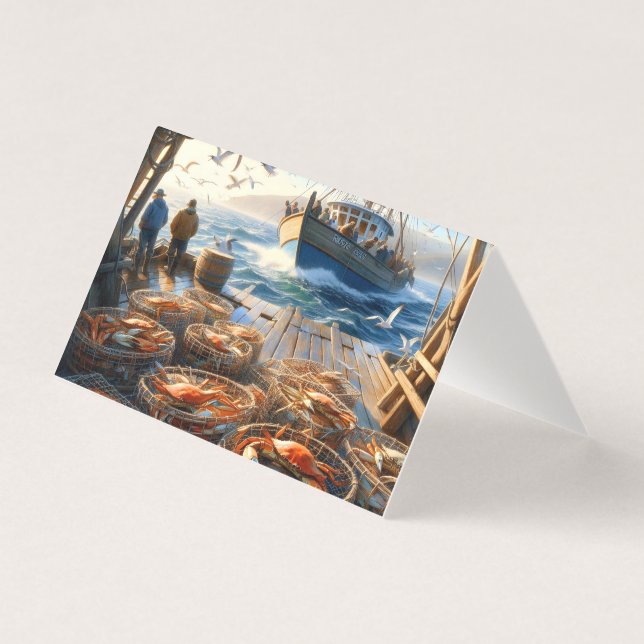 トワイライトハーベスト漁師がカニを集める (正面)