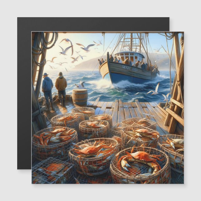 トワイライトハーベスト漁師がカニを集める (正面/裏面)