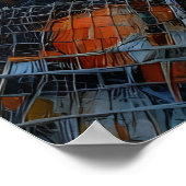 トワイライトハーベスト漁師がカニを集める24x36 ポスター (角)