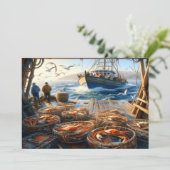 トワイライトハーベスト漁師がカニを集める サンキューカード (スタンド正面)