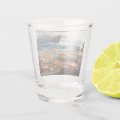 トワイライトハーベスト漁師がカニを集める ショットグラス (裏面)