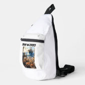 トワイライトハーベスト漁師がカニを集める スリングバッグ (右コーナー)