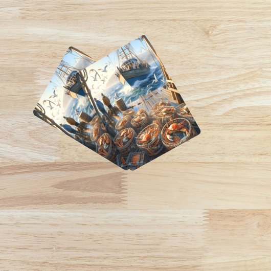 トワイライトハーベスト漁師がカニを集める トランプ