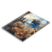 トワイライトハーベスト漁師がカニを集める ノートブック (左側)