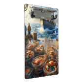 トワイライトハーベスト漁師がカニを集める ミニクリップボード (アングル)