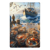 トワイライトハーベスト漁師がカニを集める ミニクリップボード (裏面)