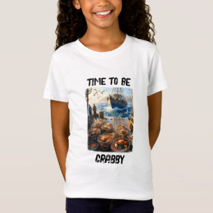 トワイライトハーベスト漁師がカニを集める Tシャツ
