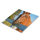 トワイライトバラ | Thoroughbred Race Horse タイル (側面)