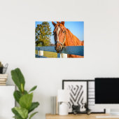 トワイライトバラ | Thoroughbred Race Horse ポスター (ホームオフィス)