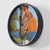 トワイライトバラ | Thoroughbred Race Horse 壁時計 (傾斜)