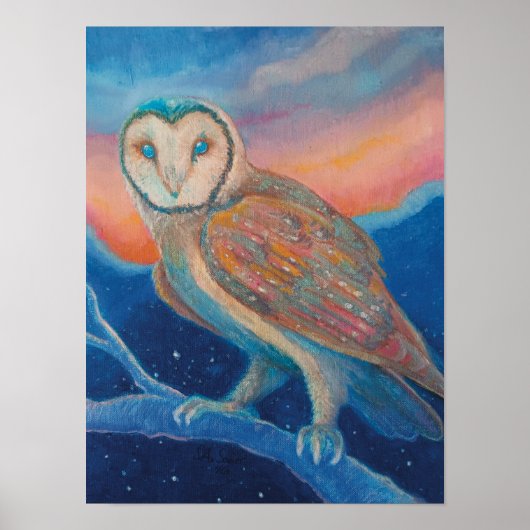 トワイライトバーンフクロウポスター ポスター (正面)