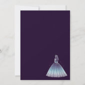 トワイライトパープルキンセアニラガール 招待状 (裏面)