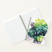 トワイライトパームススプリットリーフ ノートブック (内部)