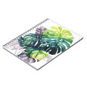 トワイライトパームズスプリットリーフ ノートブック (左側)