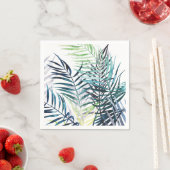 トワイライトパームズトロピカル葉 スタンダードカクテルナプキン (インサイチュ)