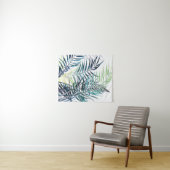 トワイライトパームズトロピカル葉 タペストリー (インサイチュ(横))
