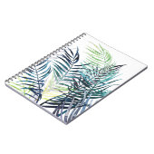 トワイライトパームズトロピカル葉 ノートブック (左側)