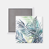 トワイライトパームズトロピカル葉 マグネット (正面/裏面)