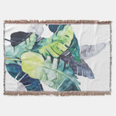 トワイライトパームズパーム葉ズ スローブランケット (正面)