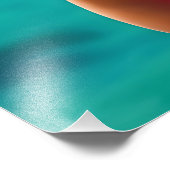 トワイライトビーチポートレート – ネオンピンクビキンの女性 フォトプリント            (角)