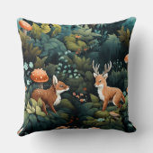 トワイライトフォレストフレンズボタニカル クッション (裏面)