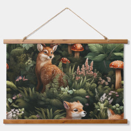 トワイライトフォレストフレンズボタニカル 吊り下げ型タペストリー