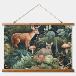 トワイライトフォレストフレンズボタニカル 吊り下げ型タペストリー
